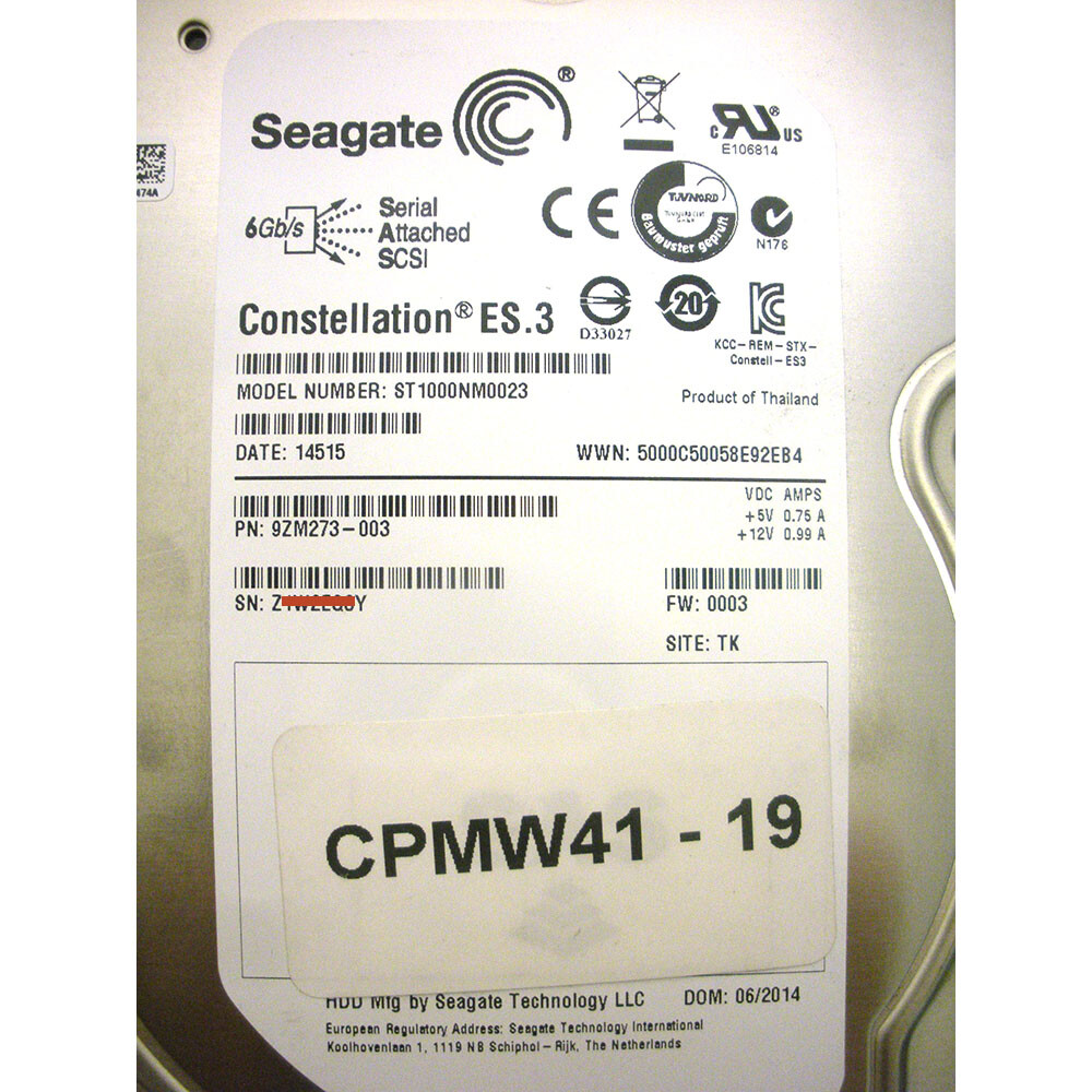 Nimble SP-HDD-1TB Hard Disk Drives 1TB 7.2K SAS 3.5in CSXXX Nimble SP-HDD-1TB Hard Disk Drives 1TB 7.2K SAS 3.5in CSXXX