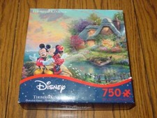 Thomas Kinkade DISNEY Puzzle - MICKEY  MINNIE MOUSE - 750 Piece - 2016