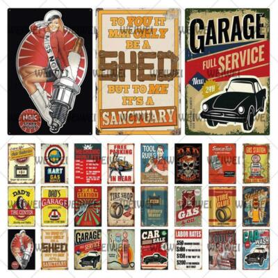 Insegne In Metallo Vintage Retro Targa USA Per Auto E Camion