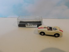 Aurora Thunder Jet HO Slot Car Mclaren Elva With Case White
