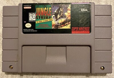 Jungle Strike - Super Nintendo Entertainment System SNES