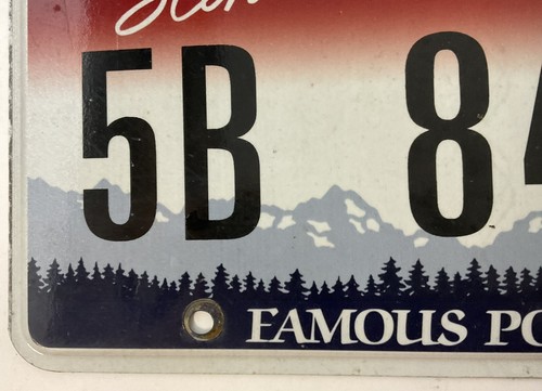 Idaho Famous Potatoes License Plate 5B 84153 Original Automobilia - Picture 8 of 12