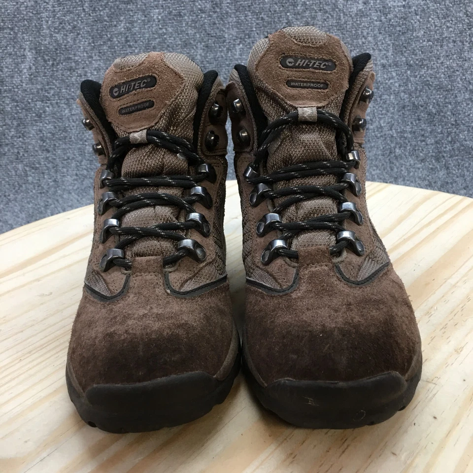 Botas de Senderismo Hi Tec para Mujer 6 Cape Trail WP Cuero Marrón Con Cordones Punta Redonda Foto 4 de 4