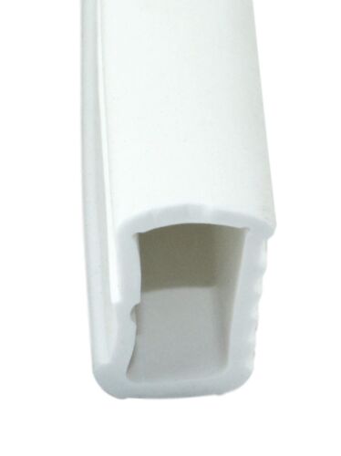 Universal steel frame seal, door seal, width:10 mm, height:16 mm, white/grey - Picture 5 of 6