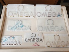 Genuine OMEGA Watch Company - Raised Name & Logo - Stick on - Ex-Dealer Stock