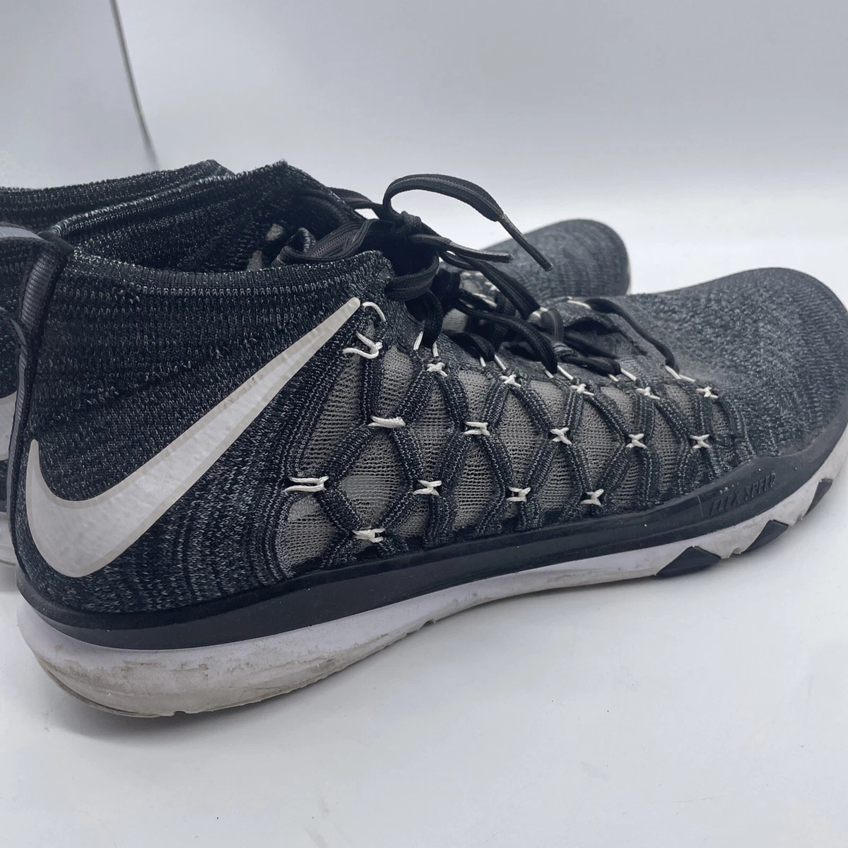 Nike Train Ultrafast Flyknit Oreo Black White 843694 002 Men s Size 13
