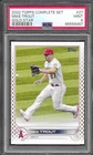 PSA 9 2022 Topps Complete Set GOLD Star MIKE TROUT Graded MINT #27