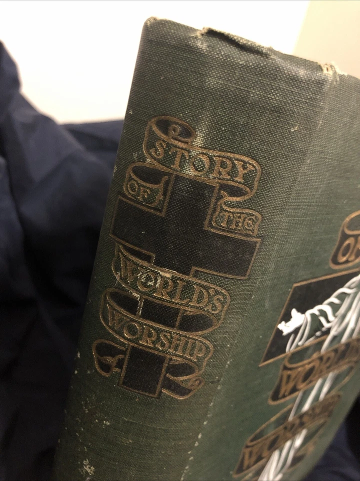 Antique 1901 Story Of The Worlds Worship By Frank Dobbins Hardcover Book Foto 3 de 4