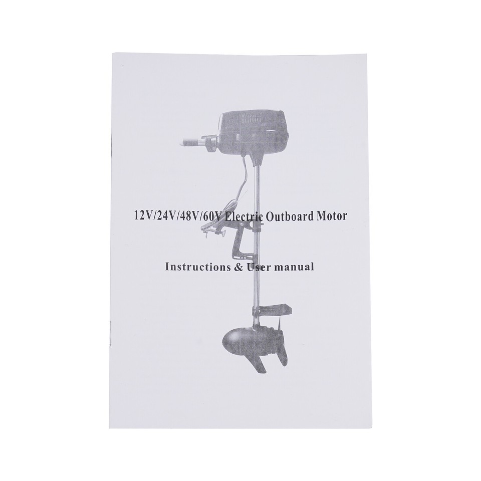 HANGKAI 48V 8HP 2200W Electric Boat Engine Brushless Outboard Trolling