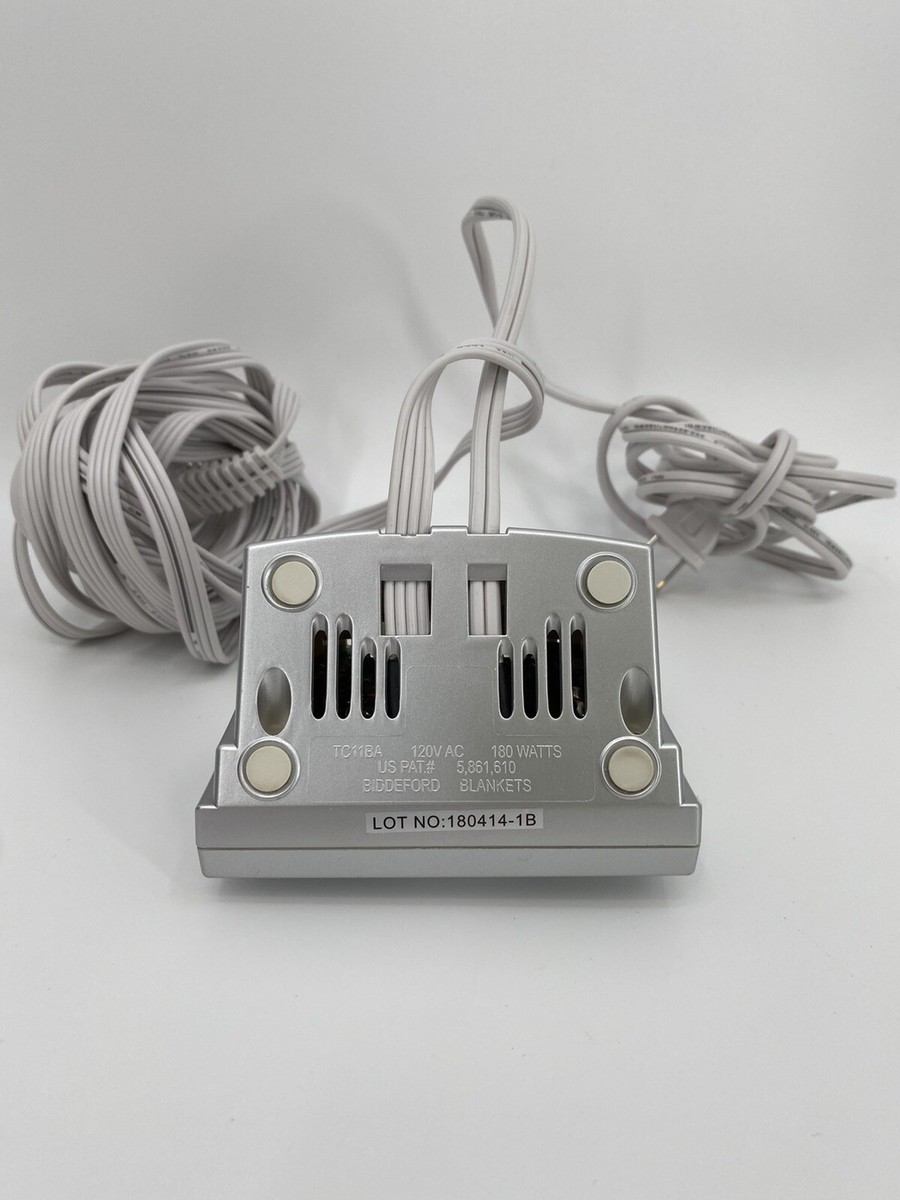 Biddeford Cannon Control TC11BA Electric Blanket Replacement Silver  Controller | eBay