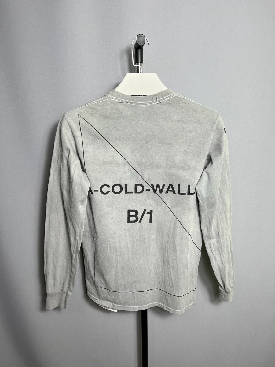 ACW a cold wall t-shirt long sleeve gray mens Sz S | eBay