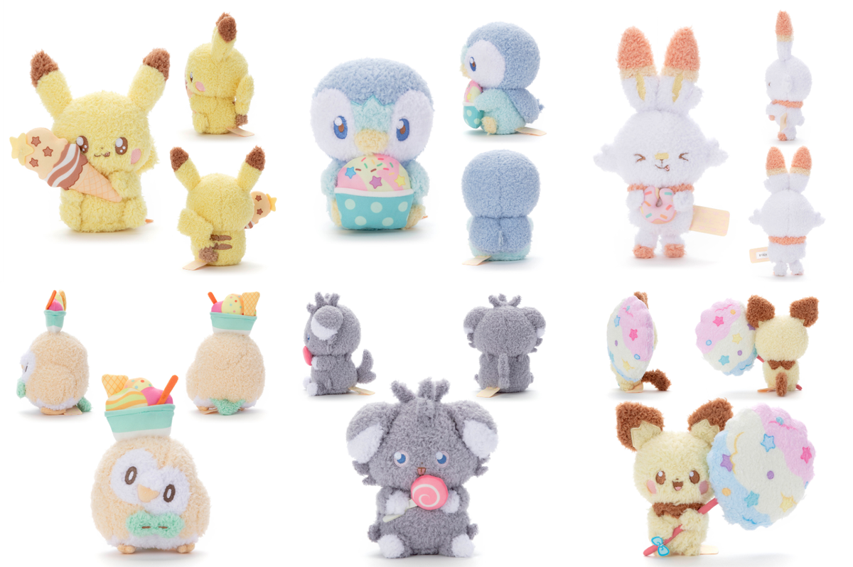 Pokepiece Sweets Ver. Pokemon Peaceful Place Plush toys Takara