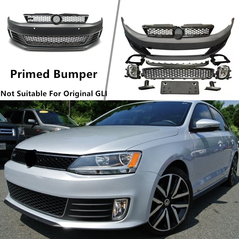 Fits 2011 2014 VW Jetta MK6 GLI Style Front Bumper Cover Conversion Replacement