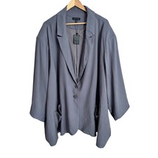 Nwt Universal Standard Meg Blazer Grey 4xl