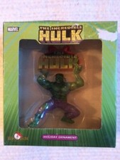 The Incredible Hulk with Wrapped Logo Marvel 2003 Christmas Ornament NIB