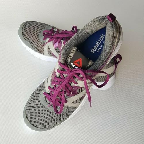 Reebok Memory Tech Gray / Purple Womens 