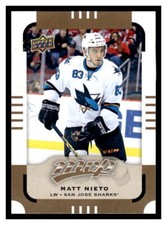 2015 Upper Deck MVP  #51 Matt Nieto - San Jose Sharks