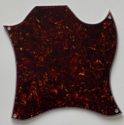 For Fit Gibson SG Standard Blank Full Face Style Guitar Pickguard Brown Tortoise