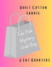 6 Fat Quarters Tula Pink Mystery Random Bundle Quilt Cotton Grab Bag