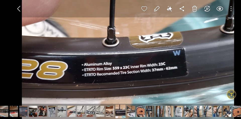 Juego completo de llantas Wheel Master 73186 marca WTB FX28 26x1,5 ¡Ver fotos!! Foto 3 de 4