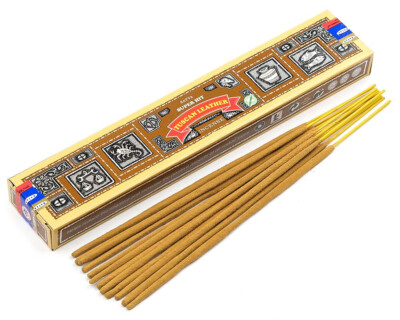Satya Super Hit Räucherstäbchen Tuscan Leather 15g