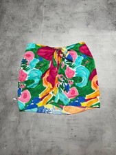 Ralph Lauren Costa Paradiso Vintage Floral Wrap Skirt Size S Made in USA