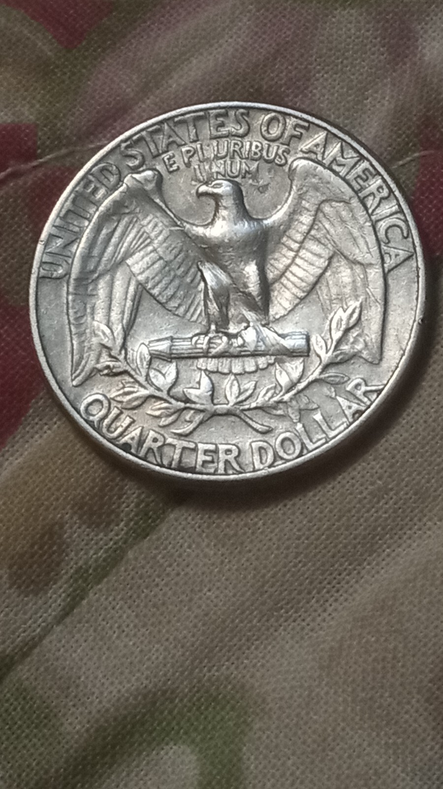 Rare 1965 Quarter misprint (circulated) good condition. Three misprints