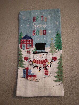 14 X 24 Kitchen towel Snowman Up to snow good 272855