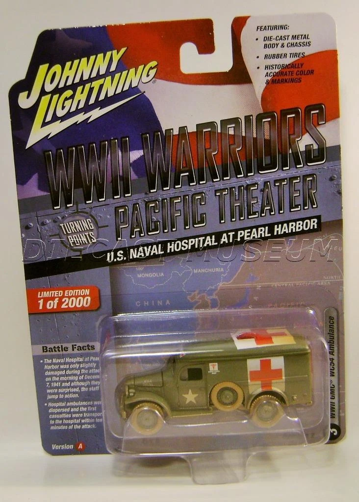 Johnny Lightning Wheeled Warriors Ver A WWII Dodge WC57 Command C42