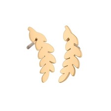 Boucles d'oreilles couronne couleur or boucles d'oreilles en acier inoxydable...