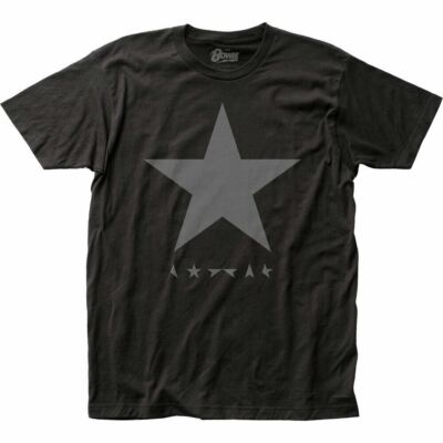 David Bowie Blackstar T Shirt Mens Licensed Rock N Roll Band Music Tee New Black
