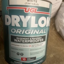 Concrete Sealer 2 Gallons Basement And Masonry Waterproofer White Flat Latex