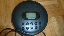 ARAFUNA Portable CD Player with Dual Stereo Speakers Rechargeable for Car