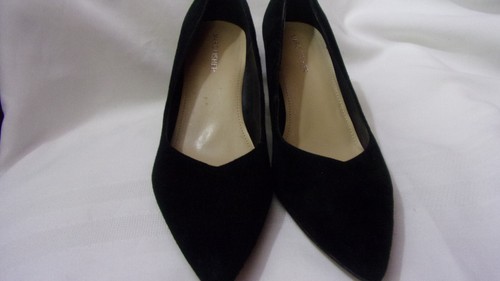 Marc Fisher Women's Caitlin Suede Leather Chunky Heel Point Toe Pumps Shoes 9.5M - Picture 5 of 12