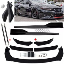 Glossy Black Front Bumper Spoiler Rear Lip Body Kit Side Skirt For Nissan Maxima Glossy Black Front Bumper Spoiler Rear Lip Body Kit Side Skirt For Nissan Maxima