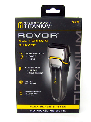 Microtouch Titanium Rovor All-Terrain Shaver for Face and Head - SEALED