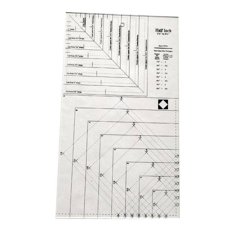 Square Squared Ruler Wing Clipper Quilting Tool Sewing Tools for ...
