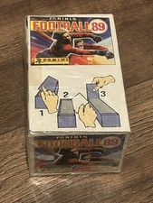 Panini Football 89 Sealed Sticker Box 100 Packs Excellent Condition 