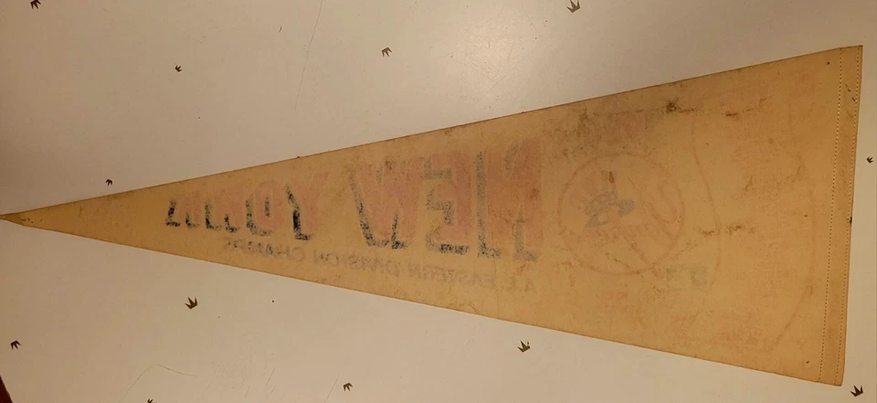 New York Yankees A.L. 1980 Banderín de béisbol vintage de los campeones de la División Este MLB  Foto 2 de 2