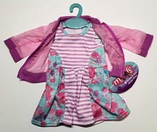 My Life As Purple Striped Dress with Jacket Outfit for 18" Dolls
