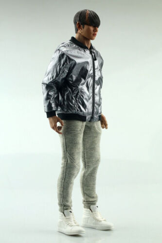 Giacca camicia da baseball argento 1/6 modello per uomo PH TBLeagure HT figura bambola - Foto 3 di 12