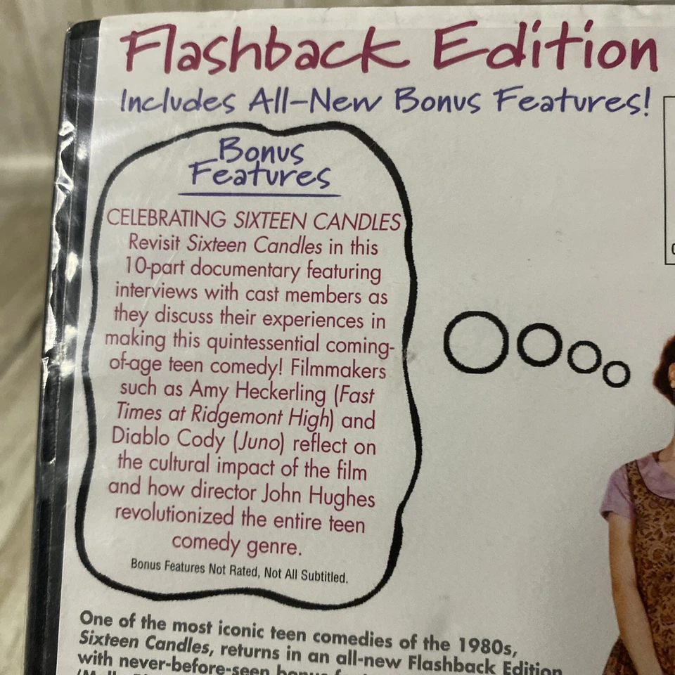Sixteen Candles Flashback Collection (DVD, 1984 Widescreen) New Sealed - Image 3 of 4
