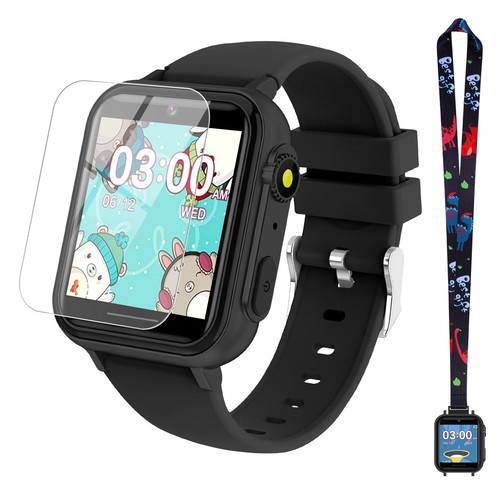 Children's Smart Watch Camera Games Game Watches Boys Girls Gift Music Player - Picture 2 of 46
