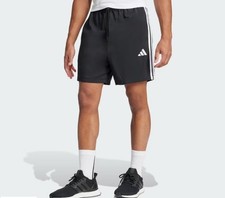 Adidas Essential 3-Stripes Chelsea Shorts JE6436 – Men’s Black/White – Size M