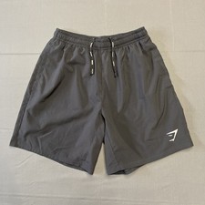 Gymshark Arrival Shorts Mens Small Black Pockets Lightweight Gym Training 7”