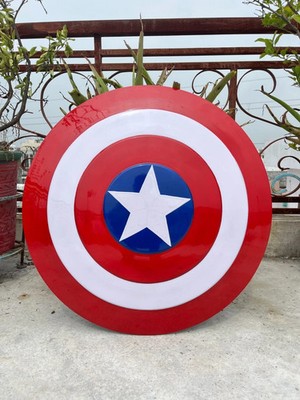 Avengers Captain America Vibranium 22'' Schild 75. Jahrestag Cosplay Requisite...