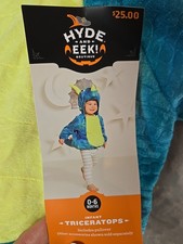 TRICERATOPS Dinosaur Halloween Costume Infant Size 0-6 mth