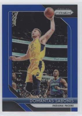 2018-19 Panini Prizm Blue Prizm 105/199 Domantas Sabonis #174 0s5s