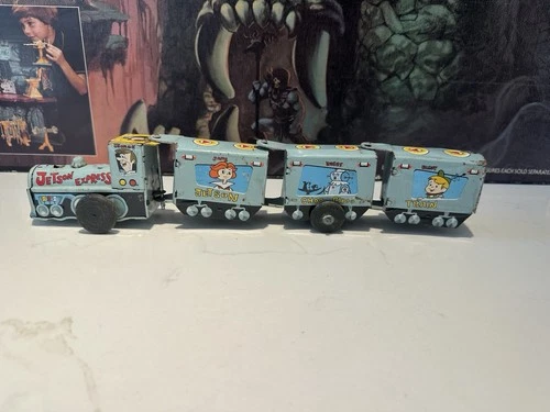 RARE! Marx Wind Up Jetsons Express Tin Train