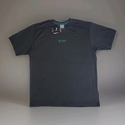 Puma X Mercedes-Benz AMG Petronas F1 Cloudspun Herren T-Shirt Schwarz mit Logo